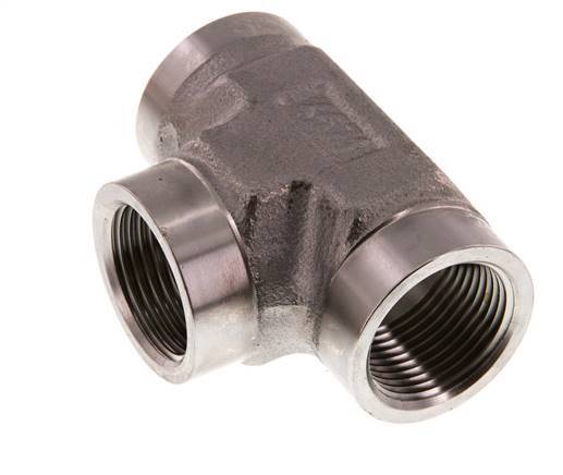 G 3/4'' Stainless steel Tee 200 Bar - Hydraulic