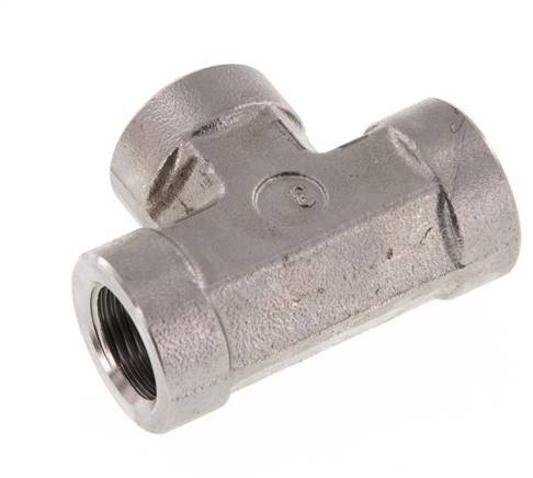 G 3/8'' Stainless steel Tee 250 Bar - Hydraulic