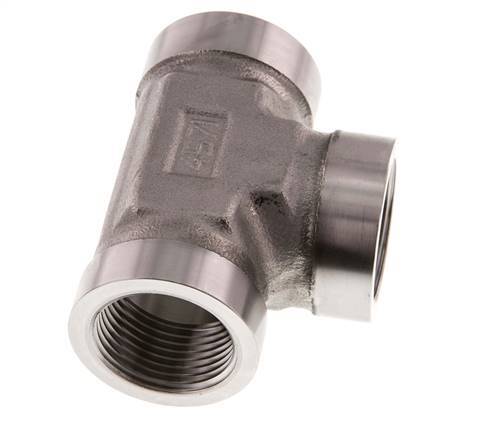 G 1'' Stainless steel Tee 160 Bar - Hydraulic