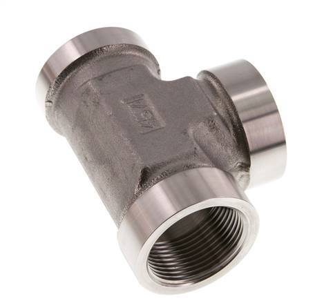 G 1 1/4'' Stainless steel Tee 160 Bar - Hydraulic