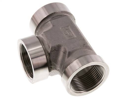 G 1 1/4'' Stainless steel Tee 160 Bar - Hydraulic