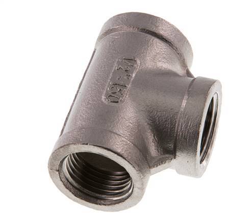 Rp 1/2'' Stainless steel Tee 16 Bar