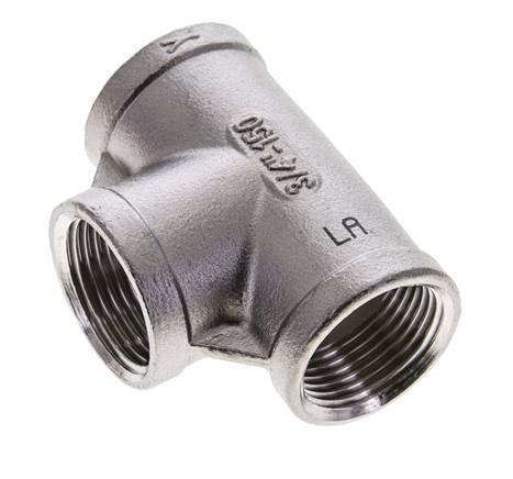 Rp 3/4'' Stainless steel Tee 10 Bar