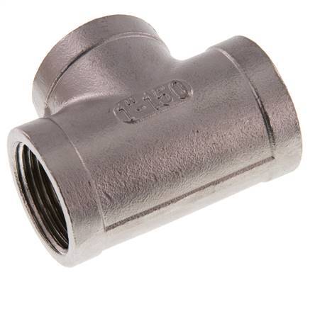 1'' NPT Stainless steel Tee 16 Bar