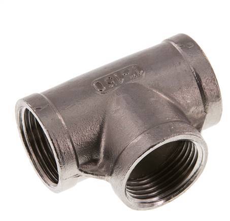 Rp 1'' Stainless steel Tee 10 Bar