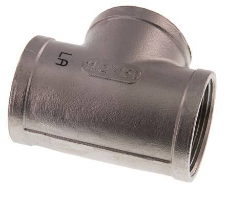 Rp 1 1/2'' Stainless steel Tee 10 Bar