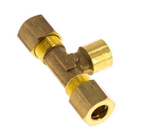 G 1/8'' x 8mm Brass 90 deg Elbow Compression Fitting 135 Bar DIN EN 1254-2