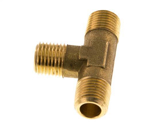 R 1/4'' Male Brass Tee 16 Bar [2 Pieces]