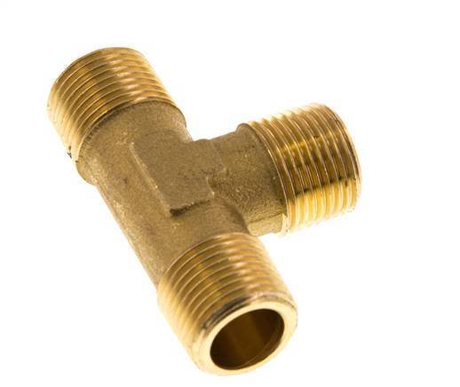 R 3/8'' Male Brass Tee 16 Bar