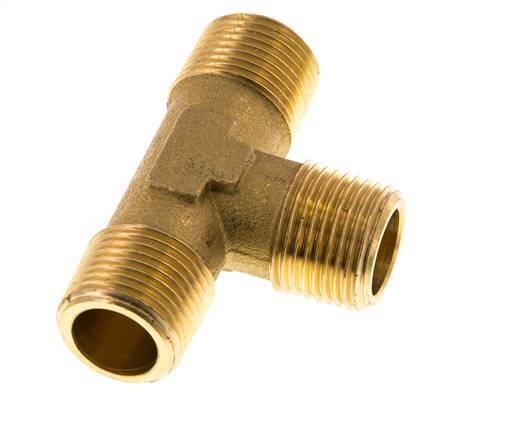 R 3/8'' Male Brass Tee 16 Bar