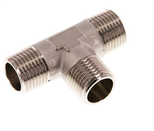 R 1/2'' Male Nickel plated Brass Tee 16 Bar