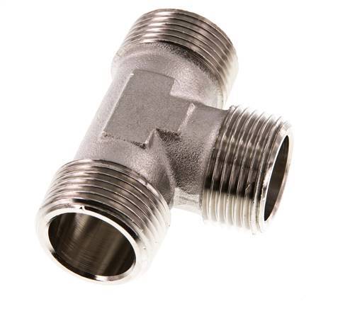 R 1'' Male Nickel plated Brass Tee 16 Bar