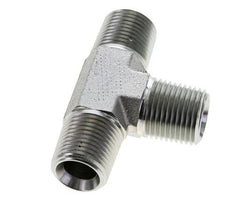 1/2'' NPT Male Zinc plated Steel Tee 210 Bar - Hydraulic