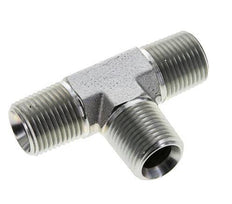 1/2'' NPT Male Zinc plated Steel Tee 210 Bar - Hydraulic