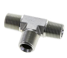 1/2'' NPT Male Zinc plated Steel Tee 210 Bar - Hydraulic