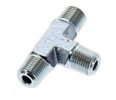 1/8'' NPT Male Zinc plated Steel Tee 345 Bar - Hydraulic