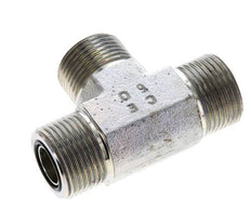UNS 1''-14 Male Zinc plated Steel Tee ORFS 400 Bar - Hydraulic