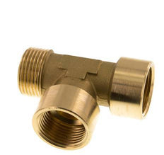 R 1'' x G 1'' M/F Brass Tee 16 Bar