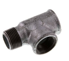 R 1'' x Rp 1'' M/F Zinc plated Cast iron Tee 25 Bar