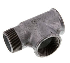 R 1 1/2'' x Rp 1 1/2'' M/F Zinc plated Cast iron Tee 25 Bar