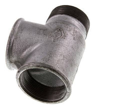 R 2'' x Rp 2'' M/F Zinc plated Cast iron Tee 25 Bar