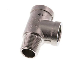 R 1/2'' x Rp 1/2'' M/F Stainless steel Tee 16 Bar
