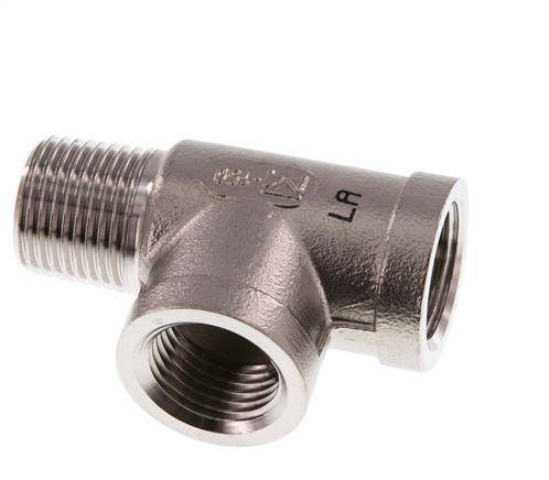 R 1/2'' x Rp 1/2'' M/F Stainless steel Tee 16 Bar