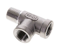 R 1/4'' x Rp 1/4'' M/F Stainless steel Tee 16 Bar