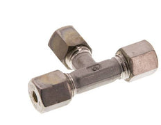 6S Stainless steel Tee Compression Fitting 630 Bar DIN 2353