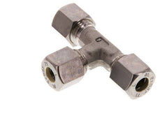 8L Stainless steel Tee Compression Fitting 315 Bar DIN 2353