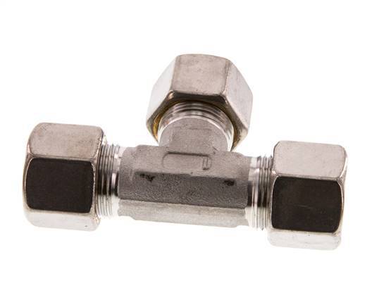 14S Stainless steel Tee Compression Fitting 630 Bar DIN 2353