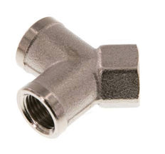 G 1/8'' Nickel plated Brass Y-Piece 16 Bar [2 Pieces]