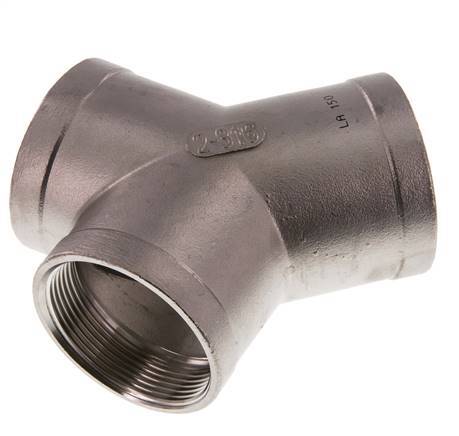 Rp 2'' Stainless steel Y-Piece 16 Bar