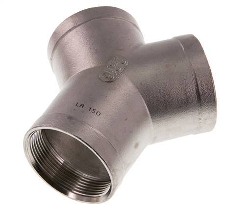 Rp 2'' Stainless steel Y-Piece 16 Bar