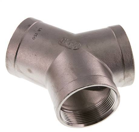 Rp 2'' Stainless steel Y-Piece 16 Bar