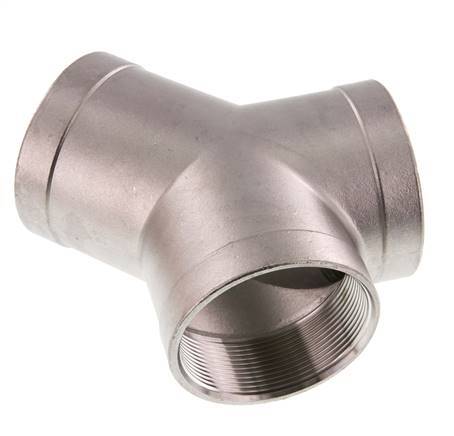 Rp 2 1/2'' Stainless steel Y-Piece 16 Bar