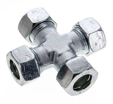 22L Zinc plated Steel Cross Cutting Ring 160 Bar DIN 2353