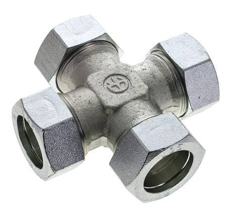 35L Zinc plated Steel Cross Cutting Ring 160 Bar DIN 2353