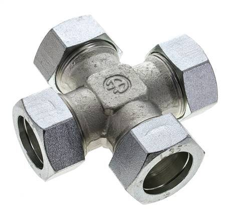 35L Zinc plated Steel Cross Cutting Ring 160 Bar DIN 2353