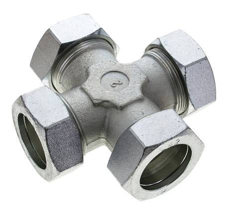 42L Zinc plated Steel Cross Cutting Ring 160 Bar DIN 2353