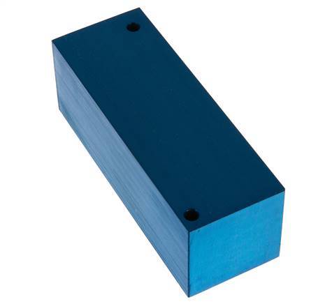 4xG 3/4'' Aluminium Distributor Block One-sided 16 Bar