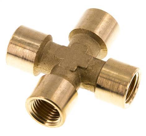 G 1/4'' Female Brass Cross 16 Bar