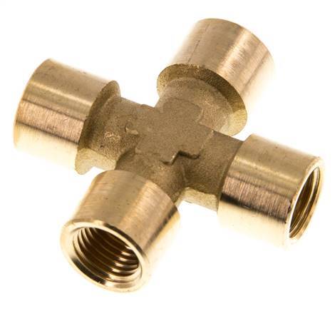G 1/4'' Female Brass Cross 16 Bar