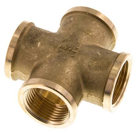 G 3/4'' Female Brass Cross 16 Bar