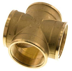 G 2'' Female Brass Cross 16 Bar
