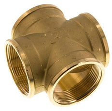 G 2'' Female Brass Cross 16 Bar
