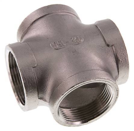 Rp 1 1/2'' Female Stainless steel Cross 16 Bar