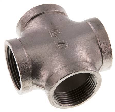 Rp 1 1/4'' Female Stainless steel Cross 16 Bar