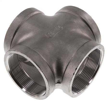 Rp 2 1/2'' Female Stainless steel Cross 16 Bar