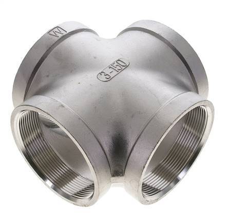 Rp 3'' Female Stainless steel Cross 16 Bar